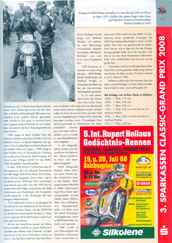  Arthur Geiss und das Schleizer Dreieck